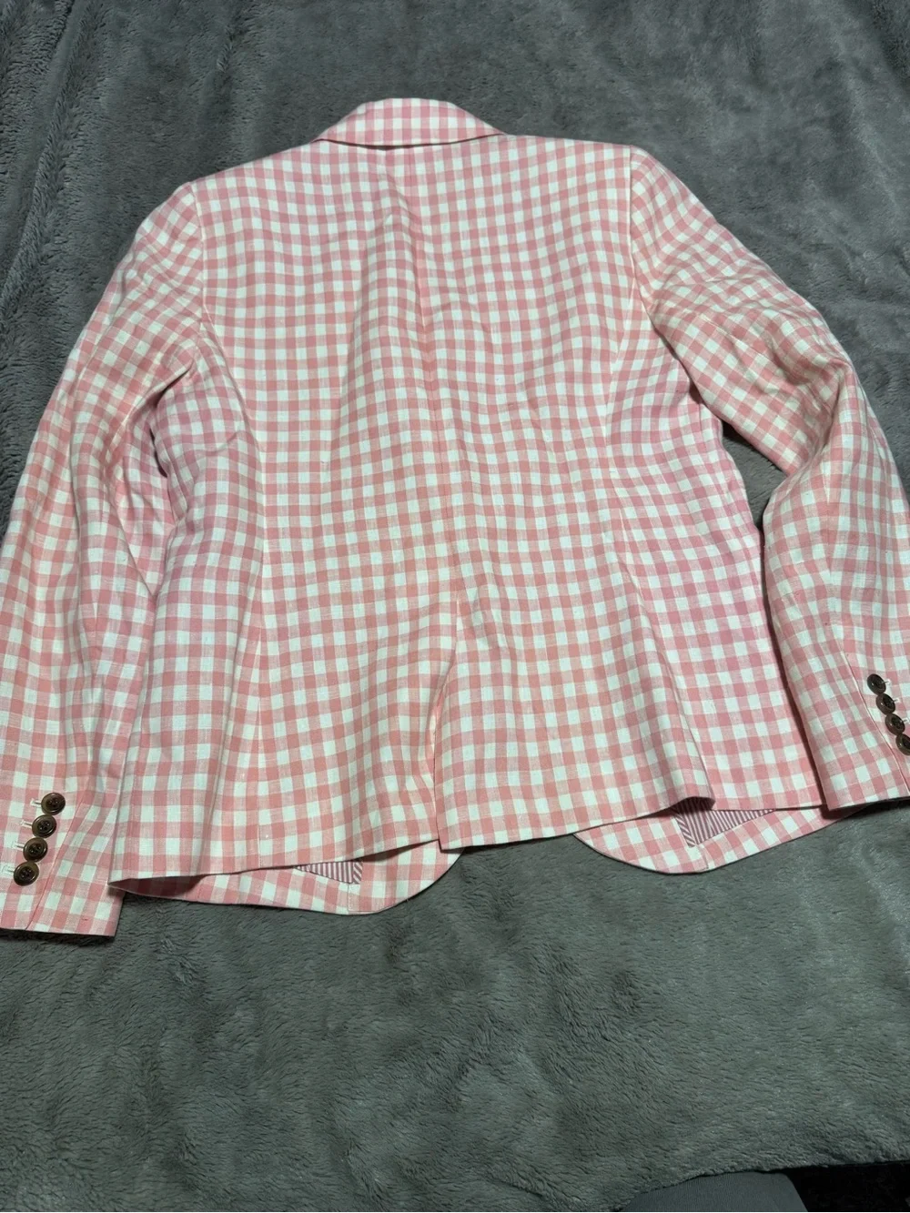 J Crew Gingham Blazer